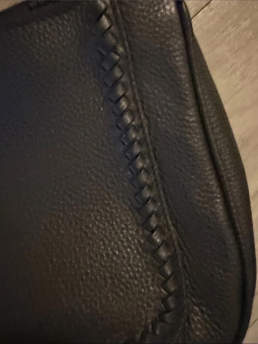 Brighton Black Leather Crossbody with Silver Knot & Heart Charm- Fletcher